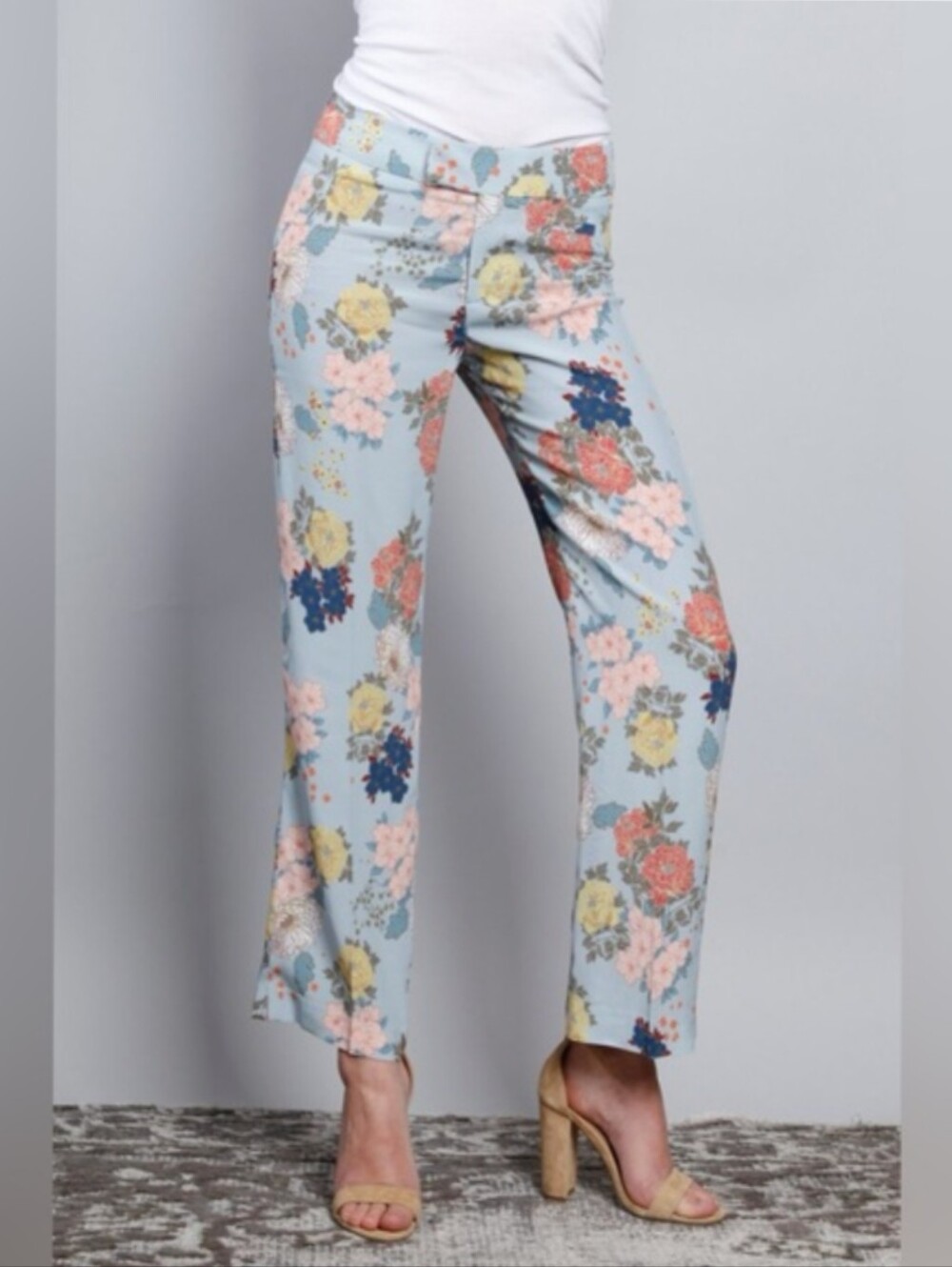 Smythe Floral Straight Leg Pant